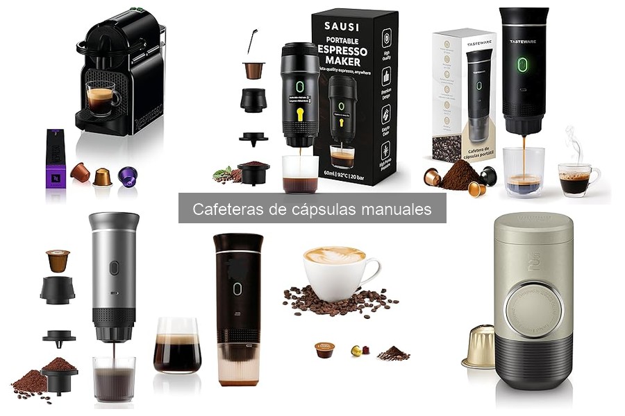 Precios de cafeteras de cápsulas manuales: ¡Las mejores ofertas!