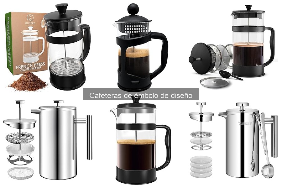 Precios de cafeteras de émbolo de diseño: guía de compra