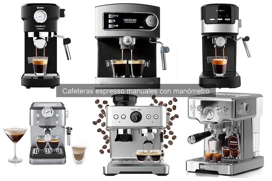 Precios de Cafeteras Espresso Manuales con Manómetro