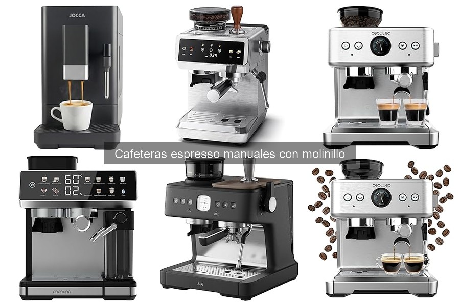 Precios de cafeteras espresso manuales con molinillo