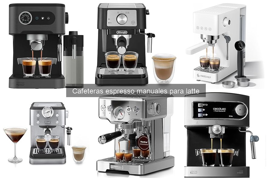 Precios de cafeteras espresso manuales para latte en Amazon