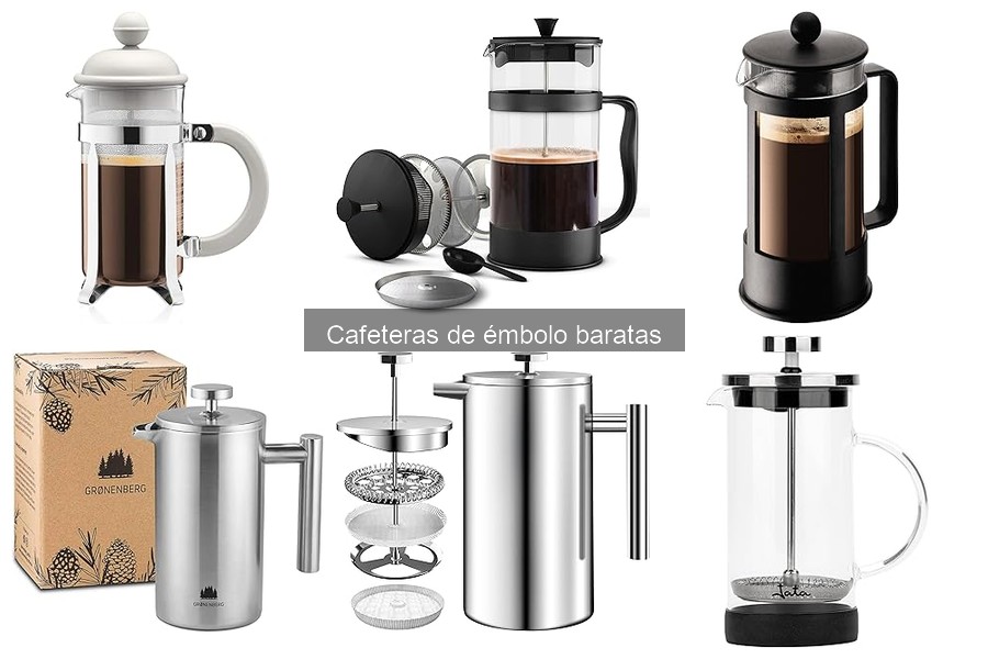 Preguntas frecuentes sobre cafeteras de émbolo baratas