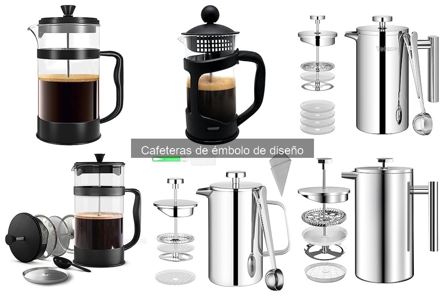 Problemas comunes al usar cafeteras de émbolo de diseño