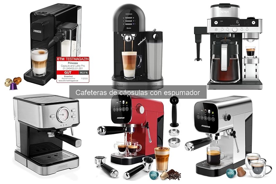 Problemas comunes con cafeteras de cápsulas y espumador