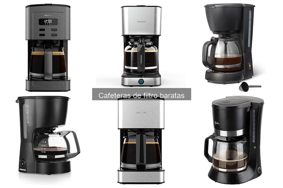 Problemas comunes con cafeteras de filtro y soluciones