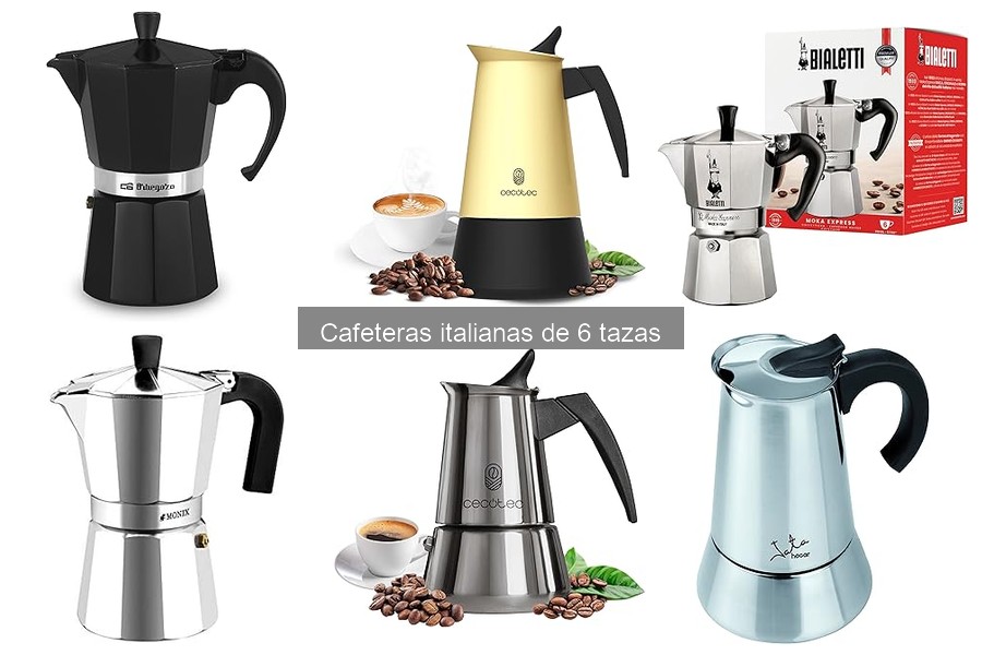 Problemas comunes con cafeteras italianas de 6 tazas y soluciones