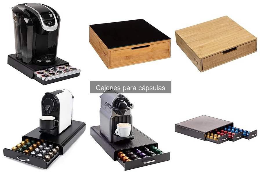 Problemas comunes con cajones para cápsulas de café