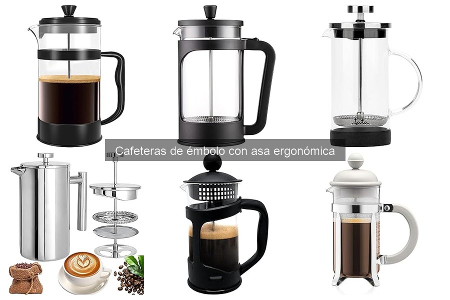 Problemas comunes de cafeteras de émbolo con asa ergonómica