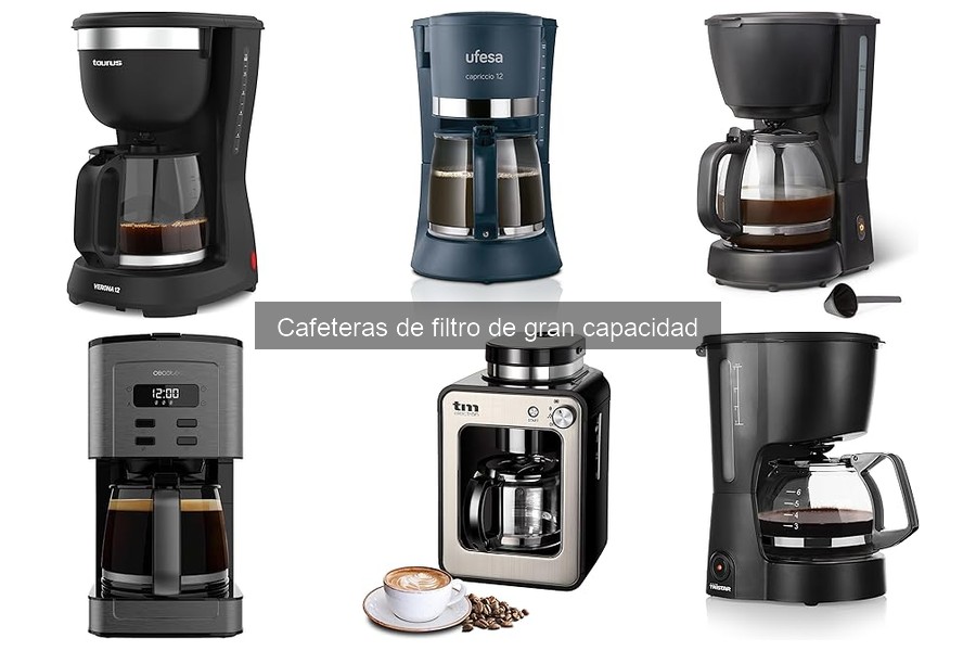 Problemas comunes en cafeteras de filtro de gran capacidad