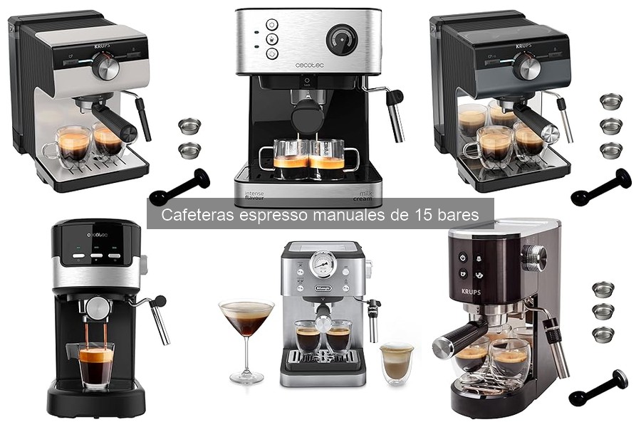 Problemas comunes en cafeteras espresso de 15 bares