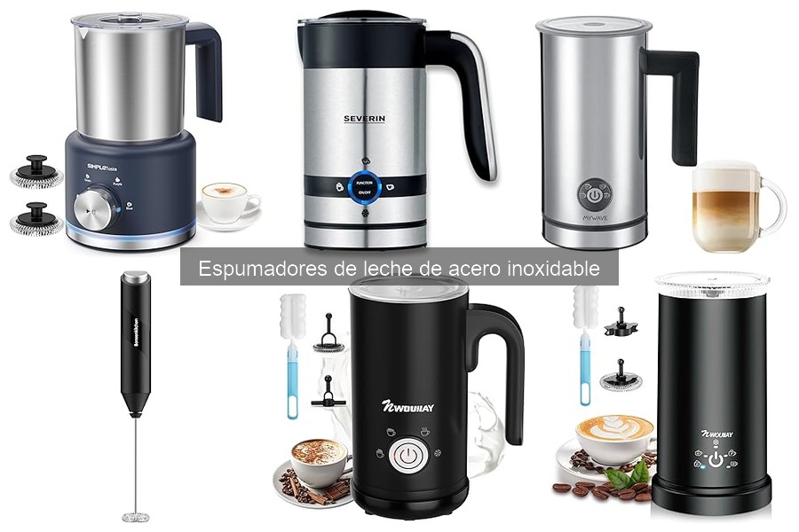 ¿Qué es un espumador de leche de acero inoxidable?