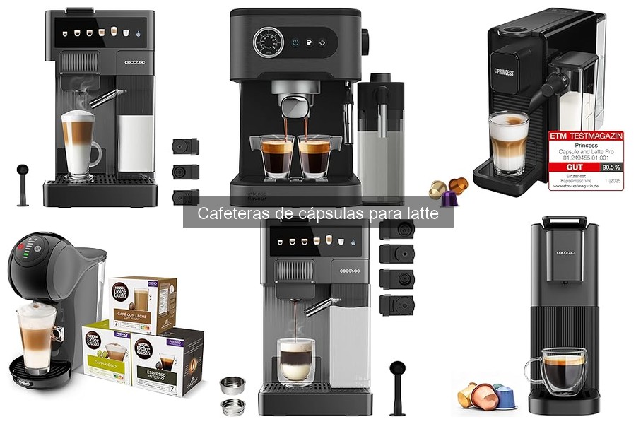 ¿Qué es una cafetera de cápsulas para latte?
