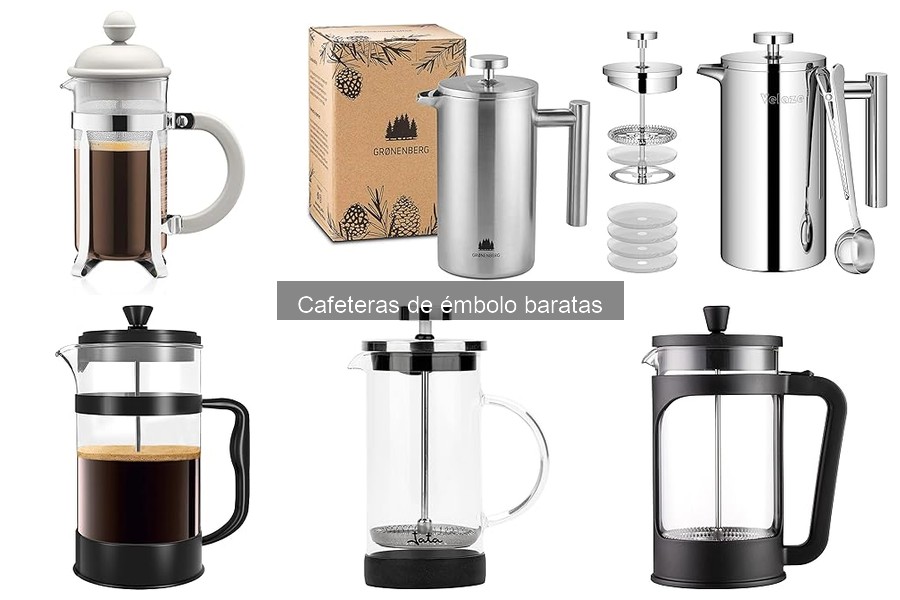 ¿Qué es una cafetera de émbolo? Descubre su funcionamiento