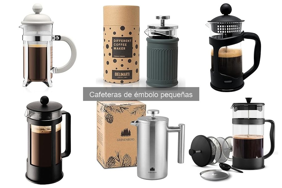 ¿Qué es una cafetera de émbolo pequeña? Guía y características