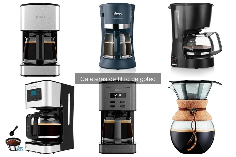 ¿Qué es una cafetera de filtro de goteo? Características y Funcionamiento