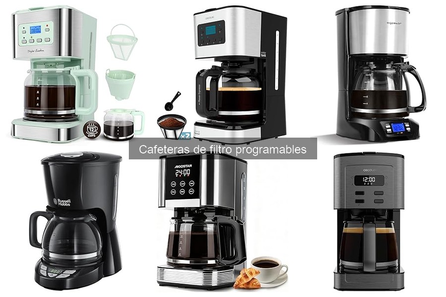 ¿Qué es una cafetera de filtro programable? Características y Más