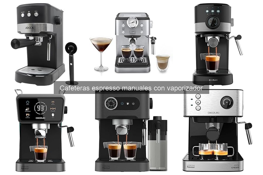 ¿Qué es una cafetera espresso manual con vaporizador?
