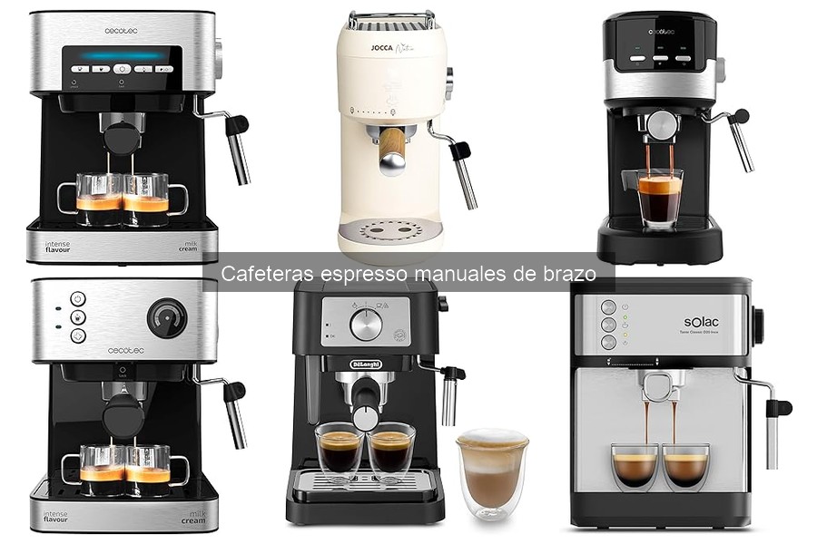 ¿Qué es una cafetera espresso manual de brazo?