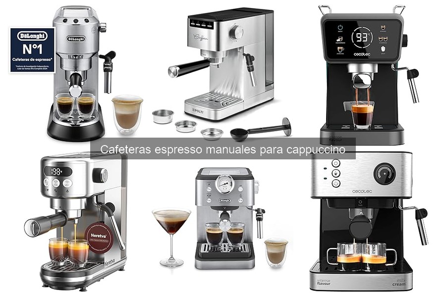 ¿Qué es una cafetera espresso manual para cappuccino?