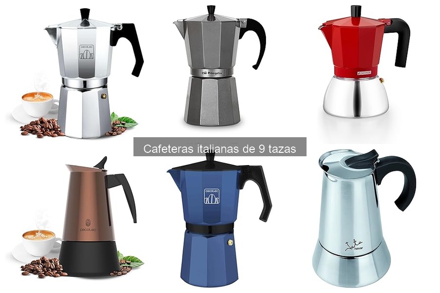 ¿Qué es una cafetera italiana de 9 tazas? Descúbrelo aquí
