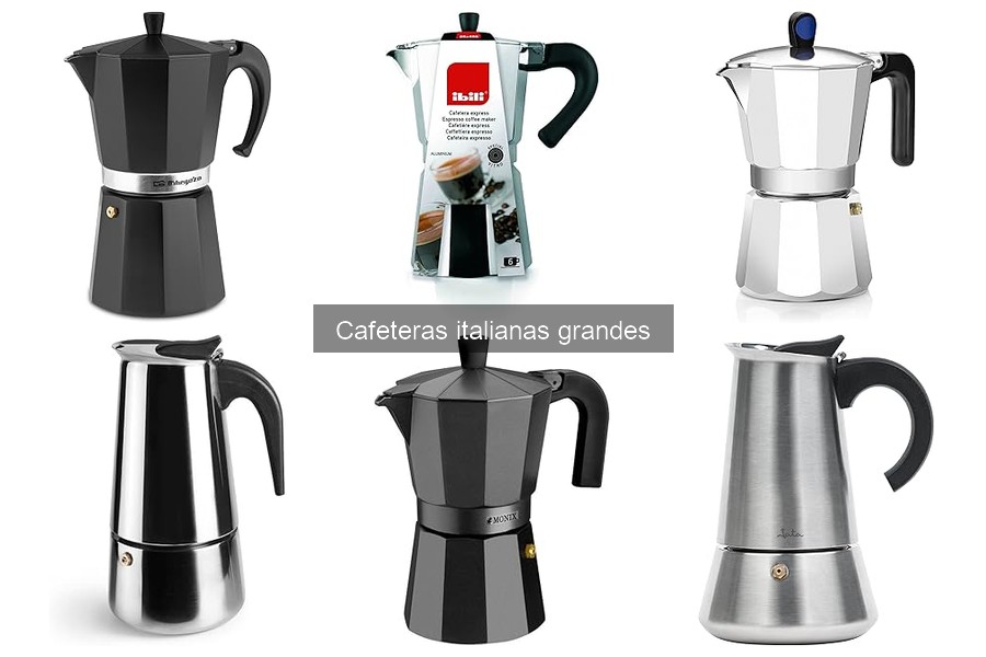 ¿Qué es una cafetera italiana grande? Características y beneficios