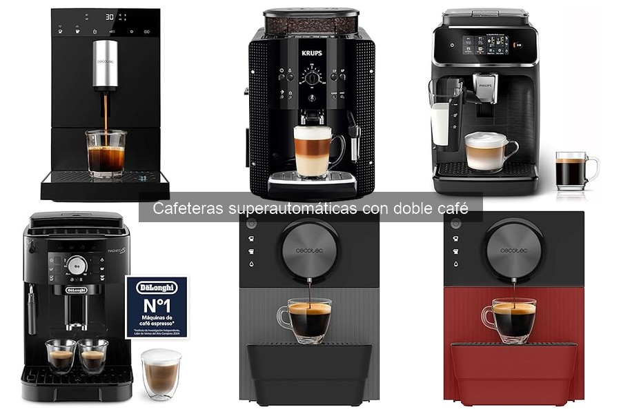¿Qué es una cafetera superautomática con doble café?