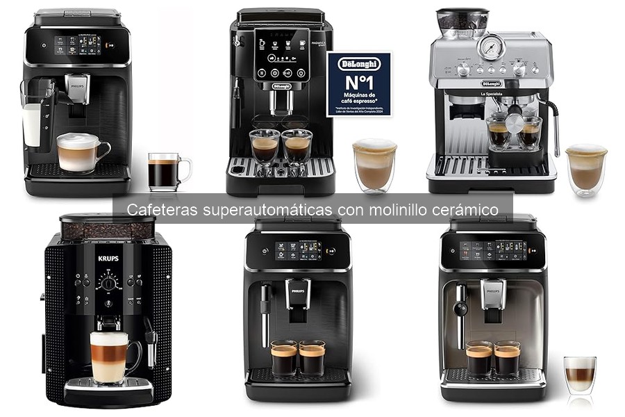 ¿Qué es una cafetera superautomática con molinillo cerámico?