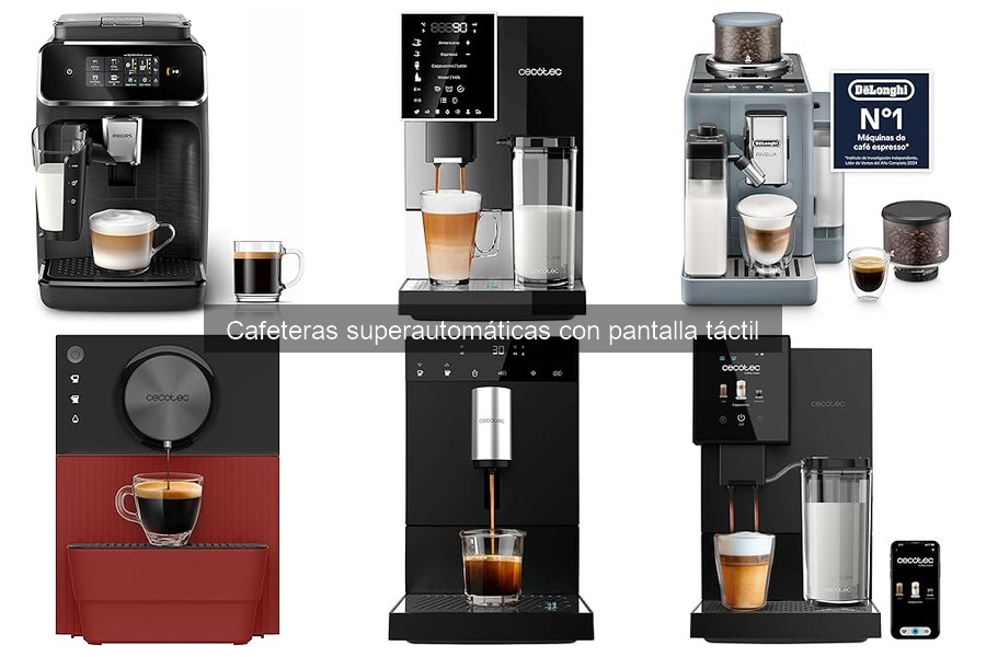 ¿Qué es una cafetera superautomática con pantalla táctil?