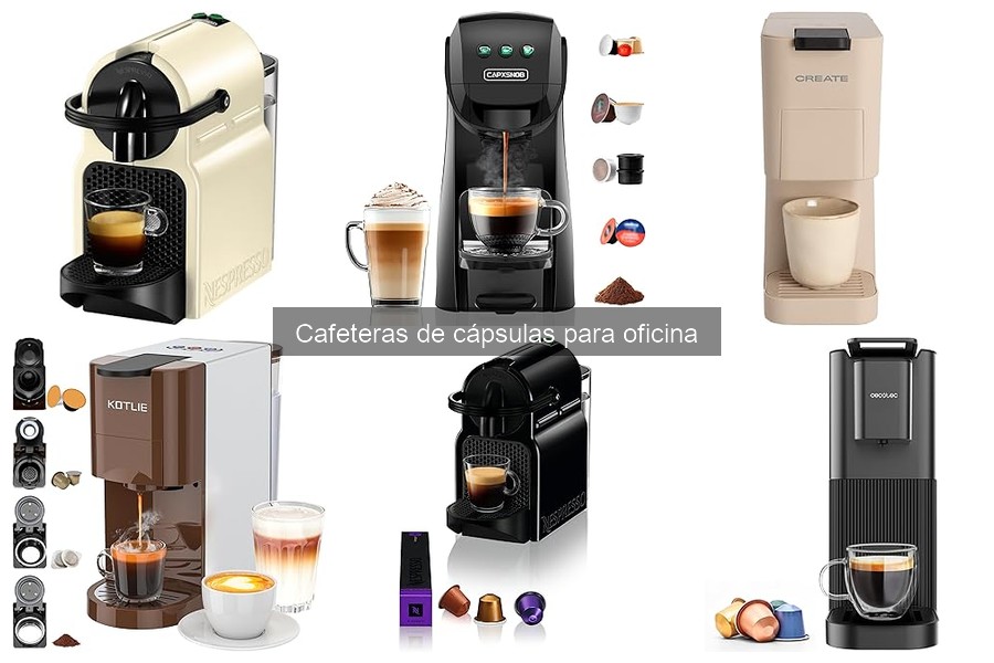 ¿Qué son las cafeteras de cápsulas para oficina?