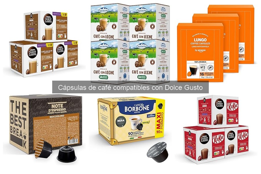 Qué son las cápsulas de café compatibles con Dolce Gusto