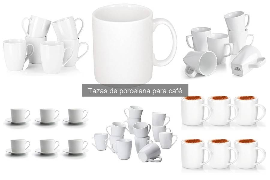 ¿Qué son las tazas de porcelana para café? Características