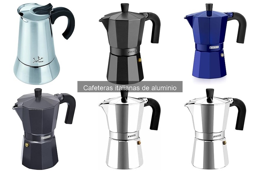 Recetas de café con cafeteras italianas de aluminio