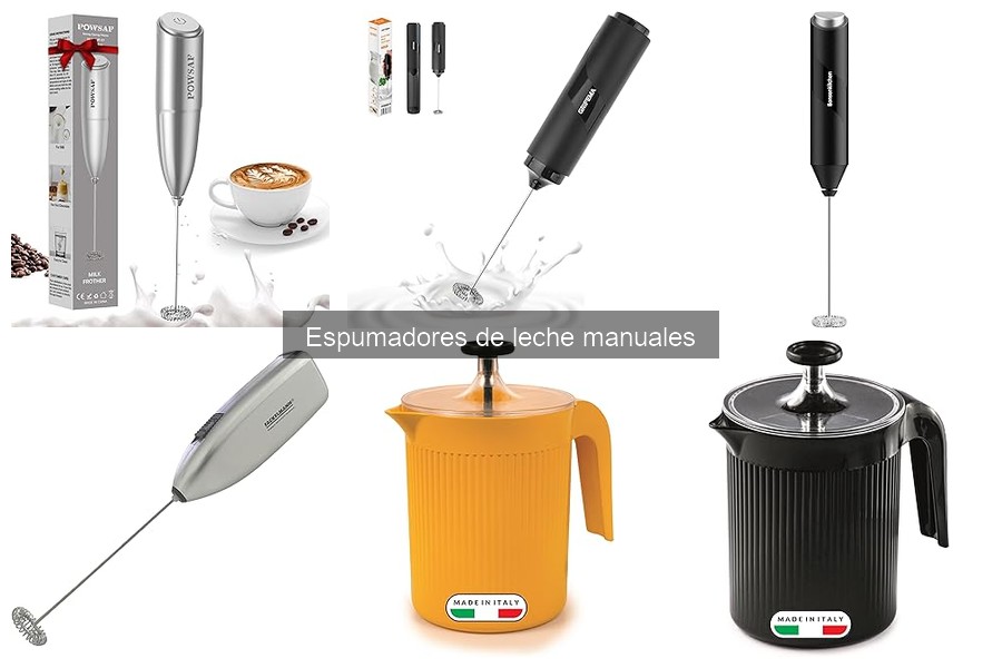 Recetas de café con espumador de leche manual para disfrutar