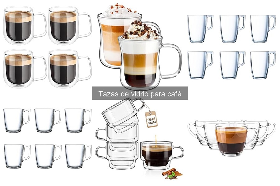 Recetas de café para servir en tazas de vidrio estéticas