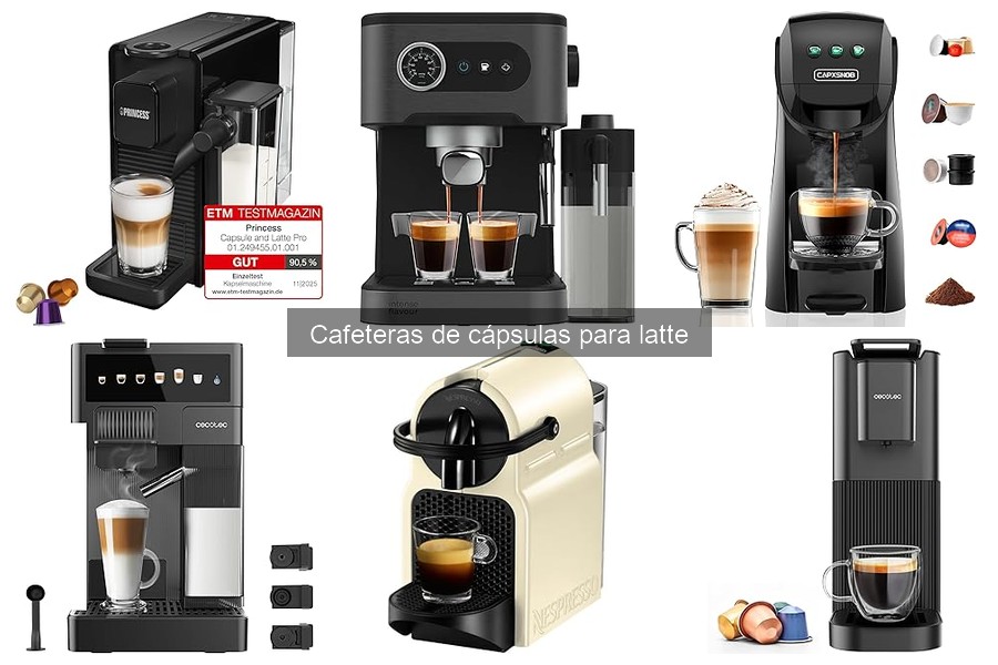 Recetas de Latte Fáciles con Cafeteras de Cápsulas