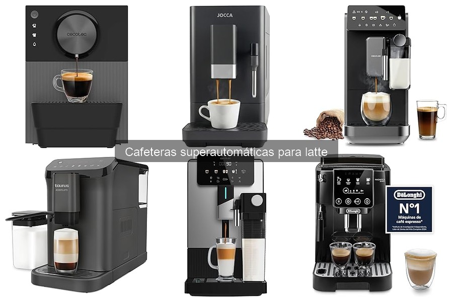 Recetas de lattes irresistibles con cafeteras superautomáticas