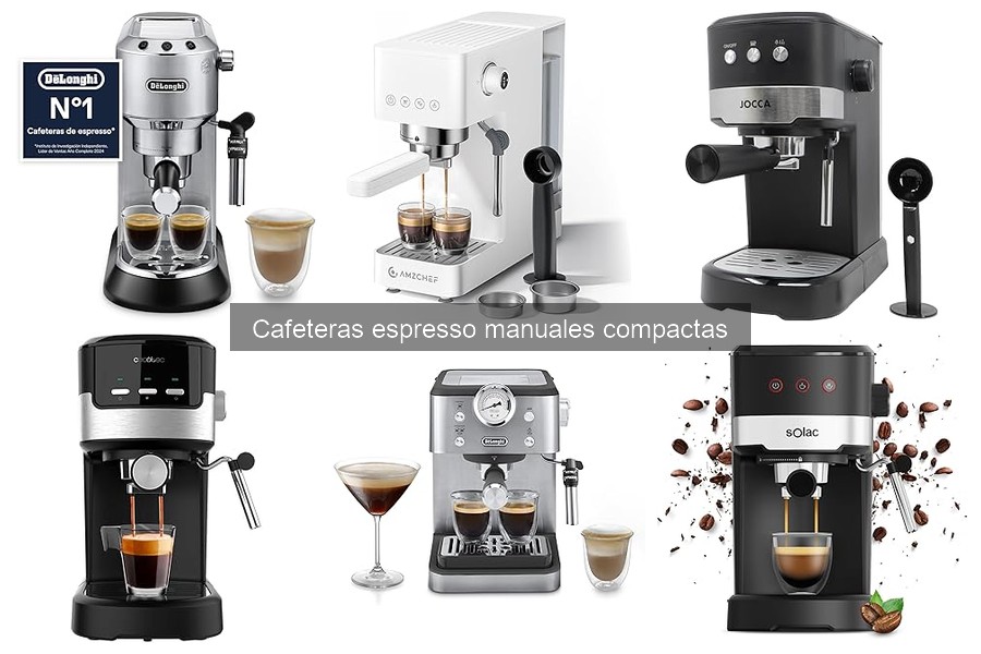 Reseñas de Cafeteras Espresso Manuales Compactas 2023