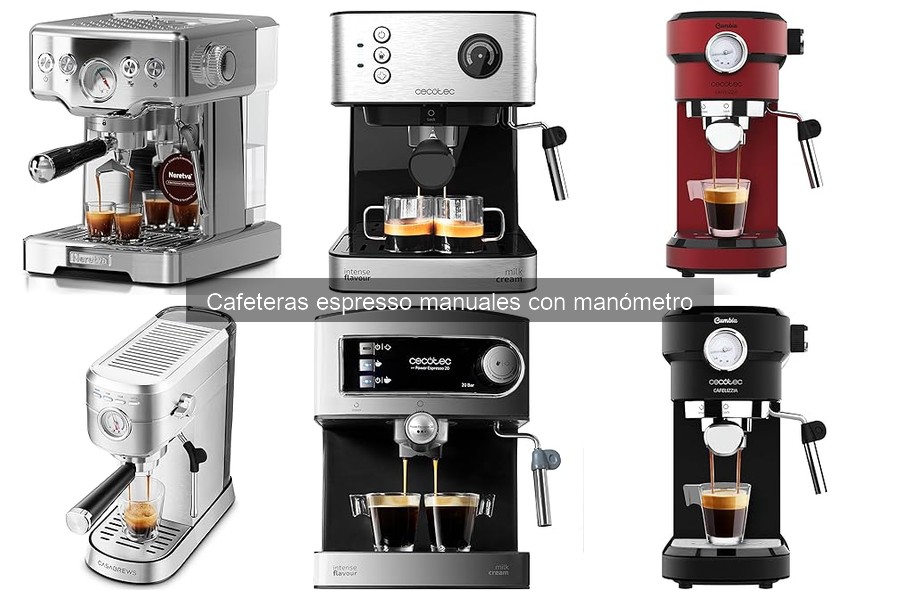 Reseñas de Cafeteras Espresso Manuales con Manómetro en 2023