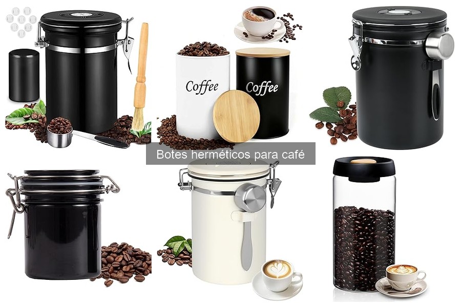 Revive el sabor de tu café con botes herméticos prácticos