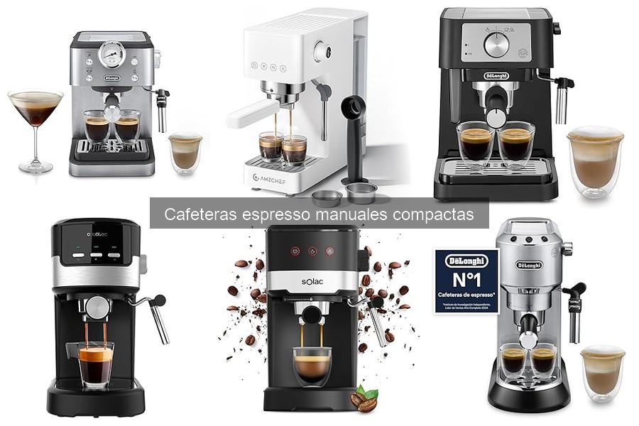 ¿Son las cafeteras espresso manuales compactas para principiantes?