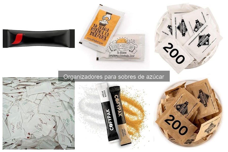 ¿Son necesarios los organizadores de sobres de azúcar?