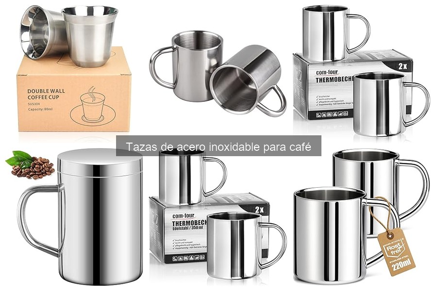 ¿Son saludables las tazas de acero inoxidable para el café?