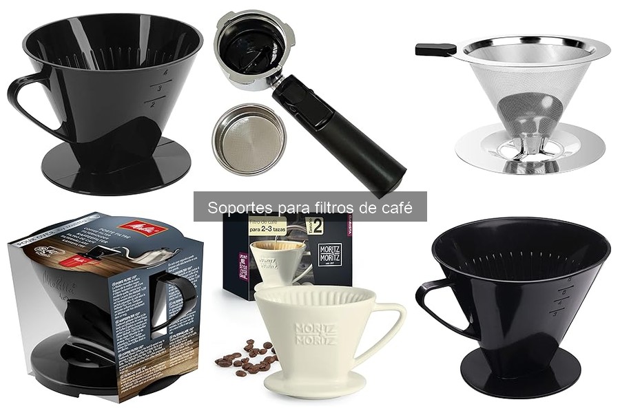 Soportes para filtros de café: funciones y características