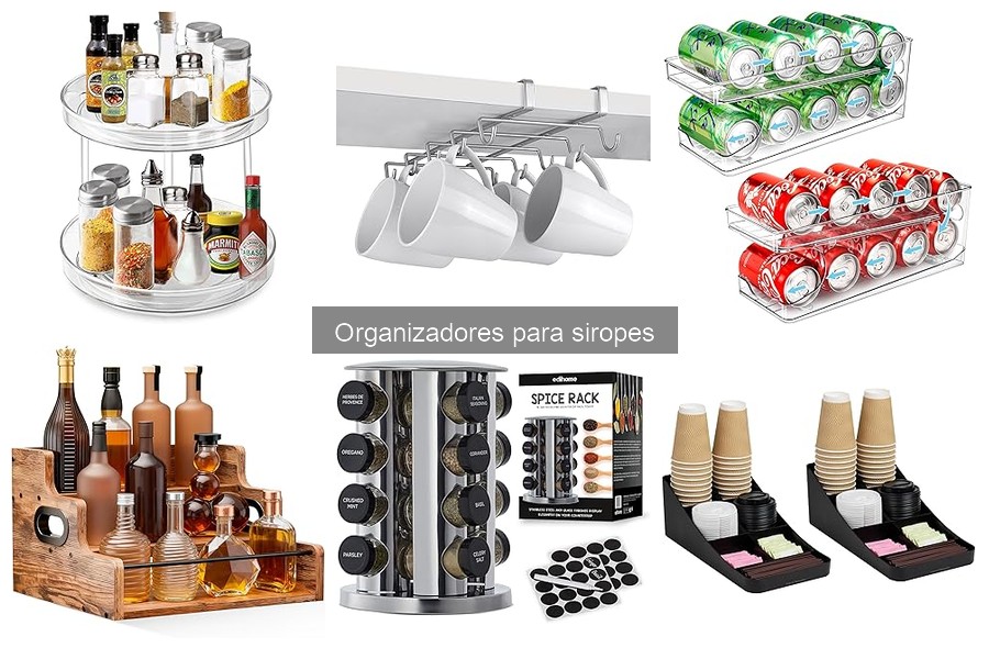 Tamaños y Capacidades de Organizadores para Siropes