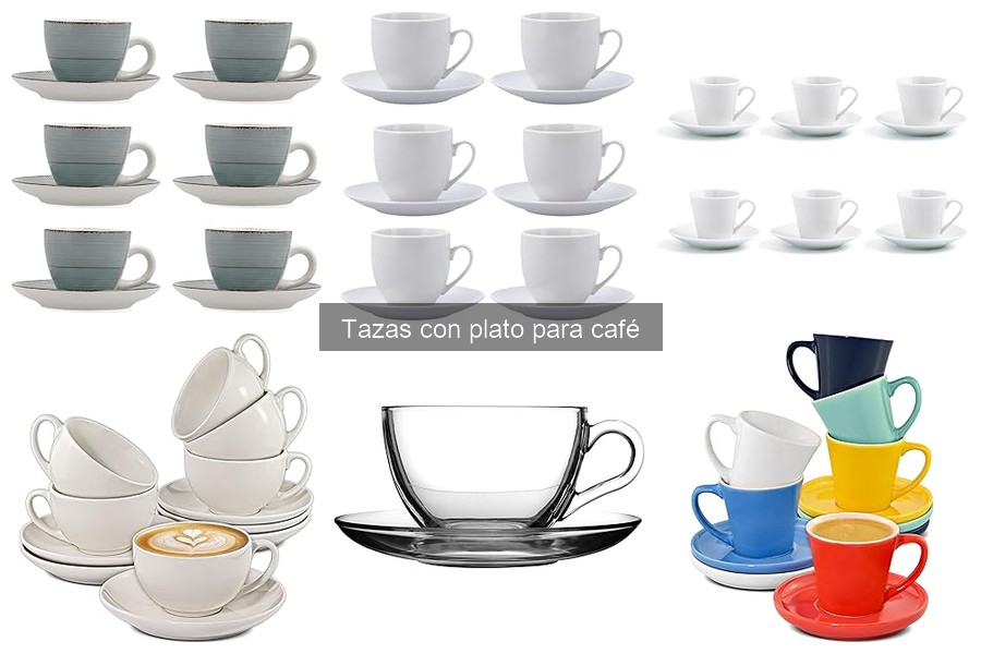 Tazas con Plato para Ocasiones Especiales: Elegancia en Cada Evento