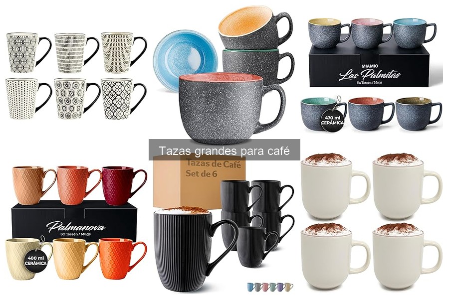 Tazas grandes personalizadas para café: ¡Crea la tuya!