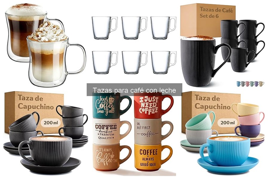 Tazas para café con leche personalizadas: ¡hazla única!