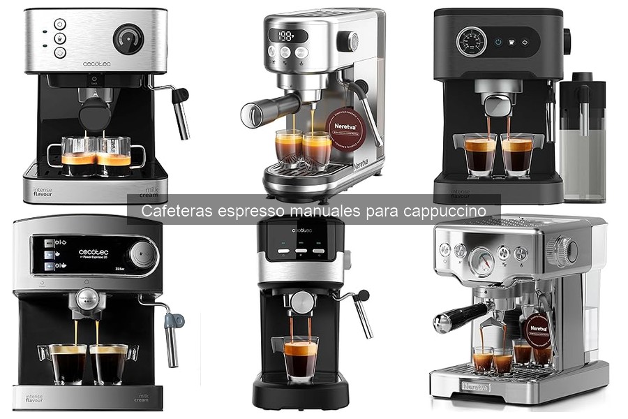 Testimonios sobre cafeteras espresso manuales para cappuccino