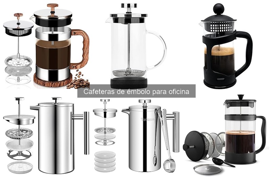 Tiempos óptimos para preparar café en cafeteras de émbolo