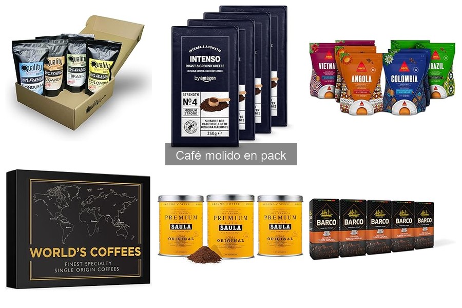 Tipos de café molido en pack: descubre las variedades disponibles